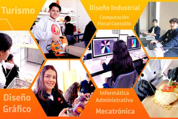 alumnos de bachillerato tecnologico en distintas carreras