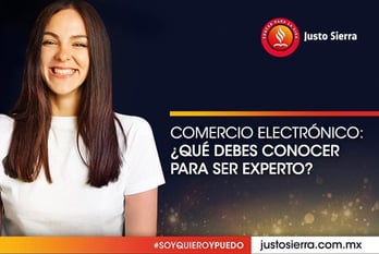 experta en comercio electrónico sonriendo 