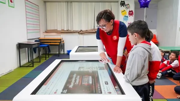 alumnos de jardin aprendiendo con gamificacion