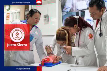 alumnos de medicina en universidad justo sierra 