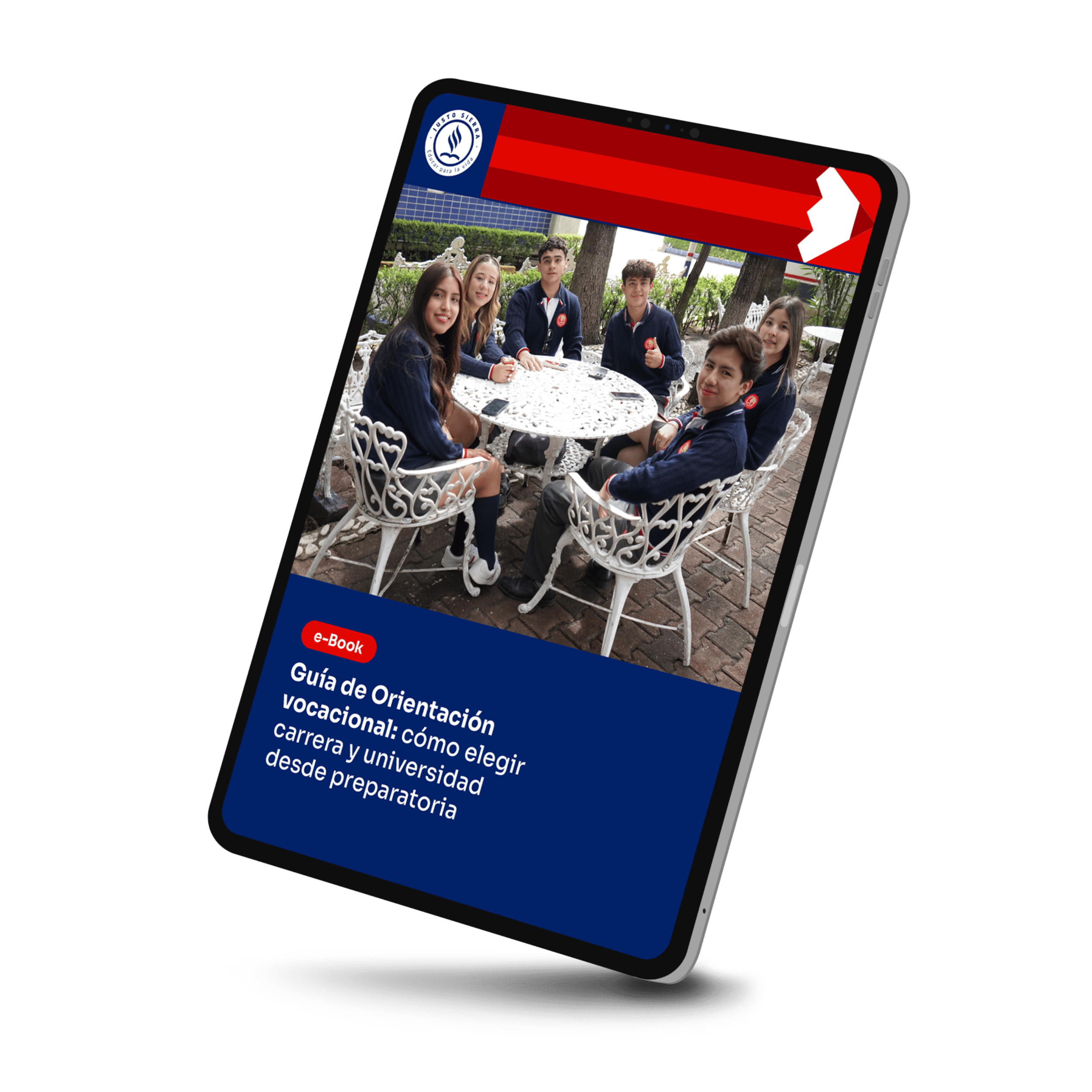 mockup tablet ebook orientacion vocacional 