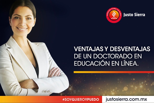 joven con saco analiza ventajas y desventajas de un doctorado en línea